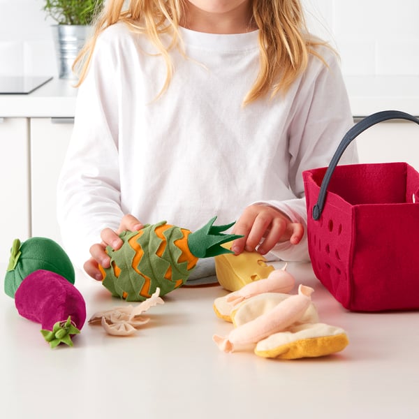 IKEA LÅTSAS 11-piece Shopping Basket Set