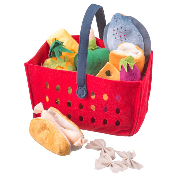 IKEA LÅTSAS 11-piece shopping basket set