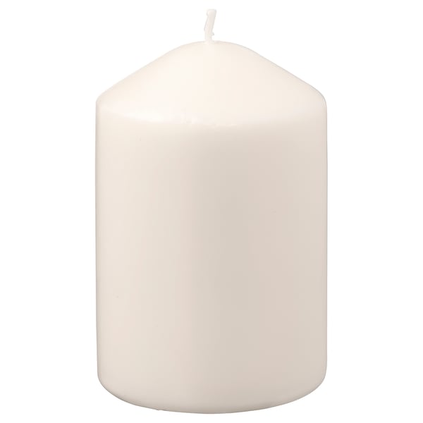 IKEA LÄTTNAD Unscented block candle natural 4 "