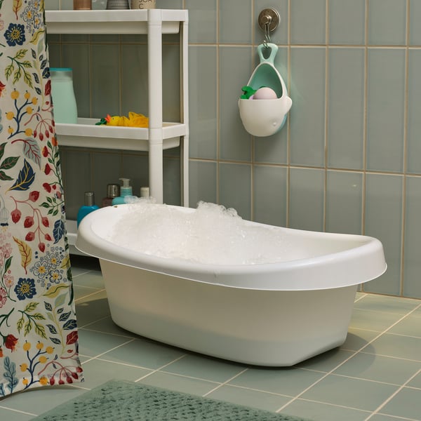 IKEA LÄTTSAM Baby Bath White/turquoise
