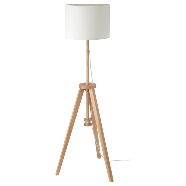 IKEA LAUTERS Floor lamp ash/white