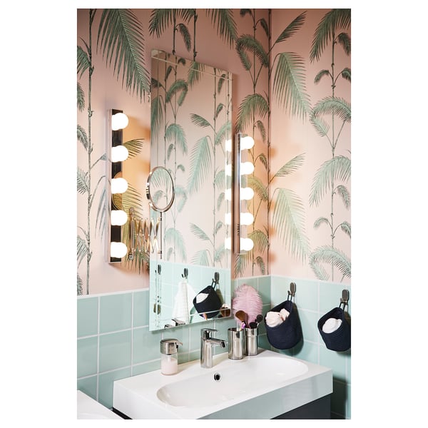 IKEA LEDSJÖ LED Wall Lamp Stainless Steel 24 "