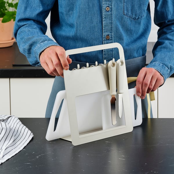 IKEA LEGITIM Cutting Board Set Of 2 White