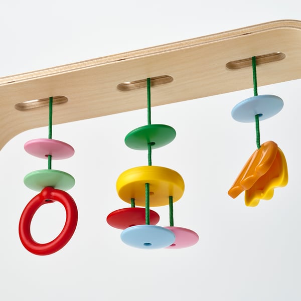 IKEA LEKA Baby Gym Birch Plywood/multicolor