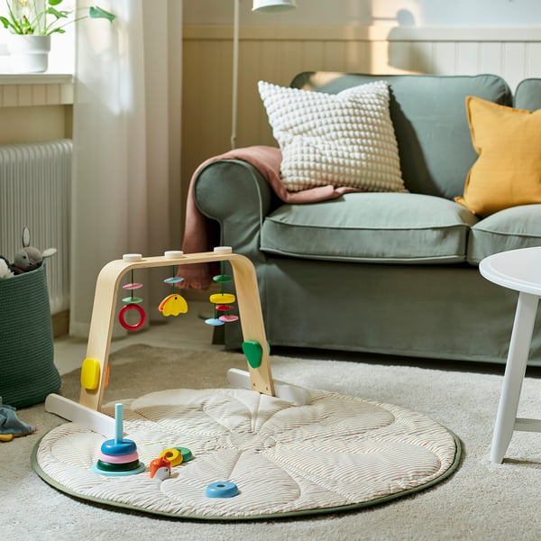 IKEA LEKA Baby Gym Birch Plywood/multicolor