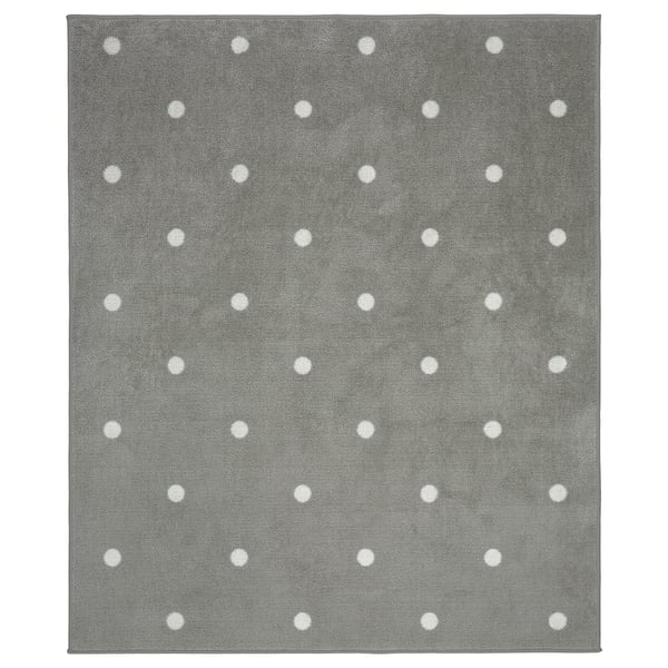 IKEA LEN Rug dotted/gray 4 ' 4 "x5 ' 3 "