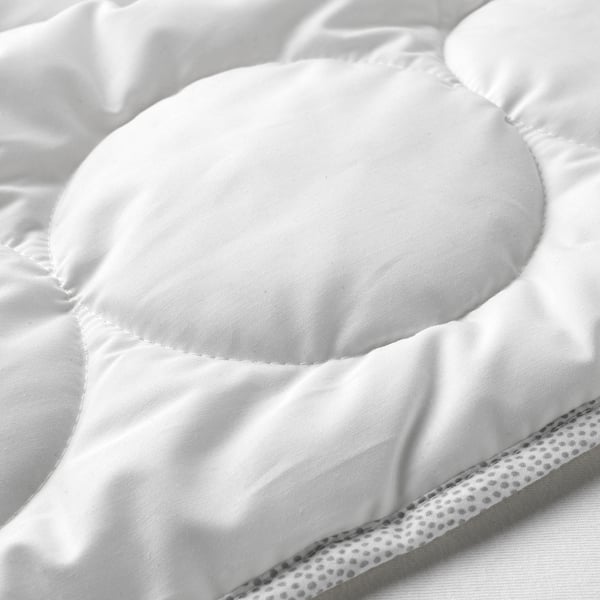 IKEA LENAST Crib Duvet Insert White/gray 43x49 "