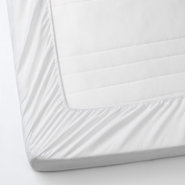 IKEA LENAST Mattress Protector White 27 1/2x52 "