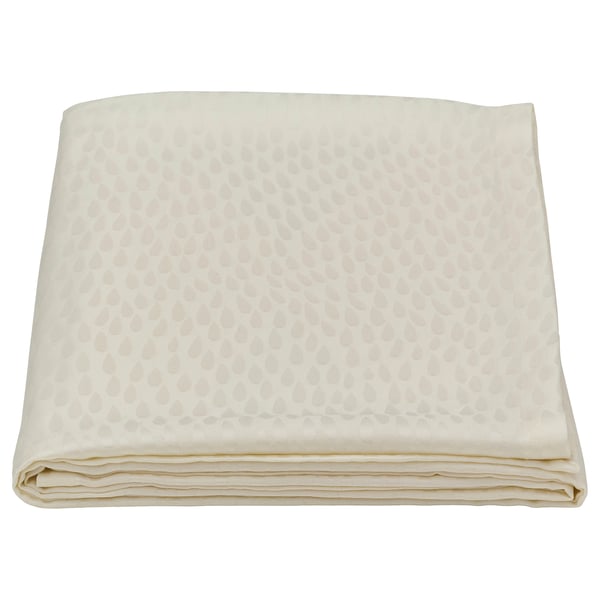 IKEA LIGUSTER Tablecloth patterned white 57x94 "