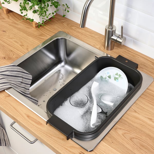 IKEA LILLHAVET Washing-up Bowl Anthracite