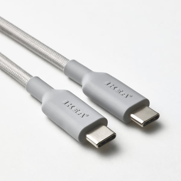 IKEA LILLHULT USB-C To USB-C Light Gray 4 ' 11 "