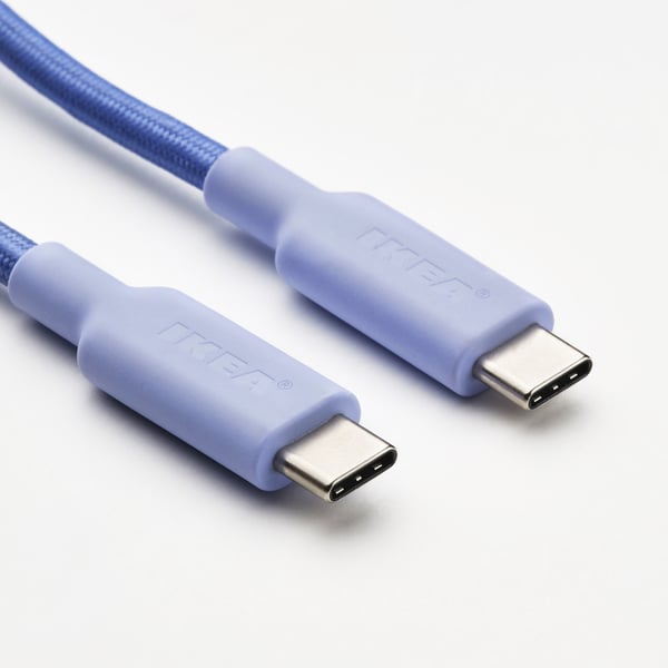 IKEA LILLHULT USB-C To USB-C Lilac 9 ' 10 "