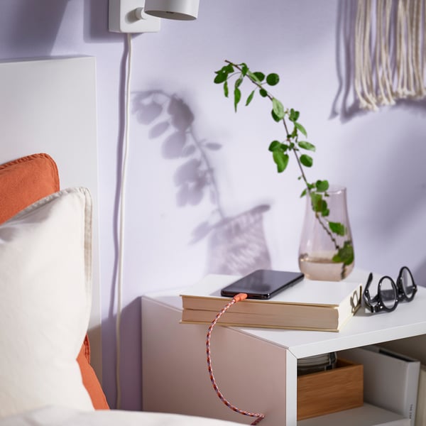 IKEA LILLHULT USB-C To USB-C Orange/lilac 4 ' 11 "