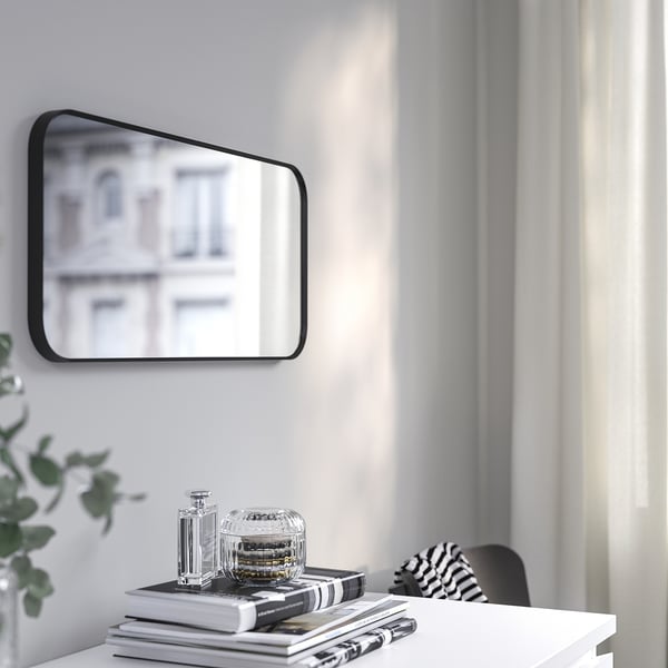IKEA LINDBYN Mirror Black 11x23 5/8 "
