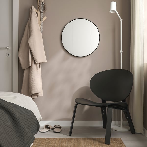 IKEA LINDBYN Mirror Black 19 5/8 "
