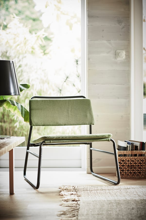 IKEA LINNEBÄCK Chair Orrsta Olive-green