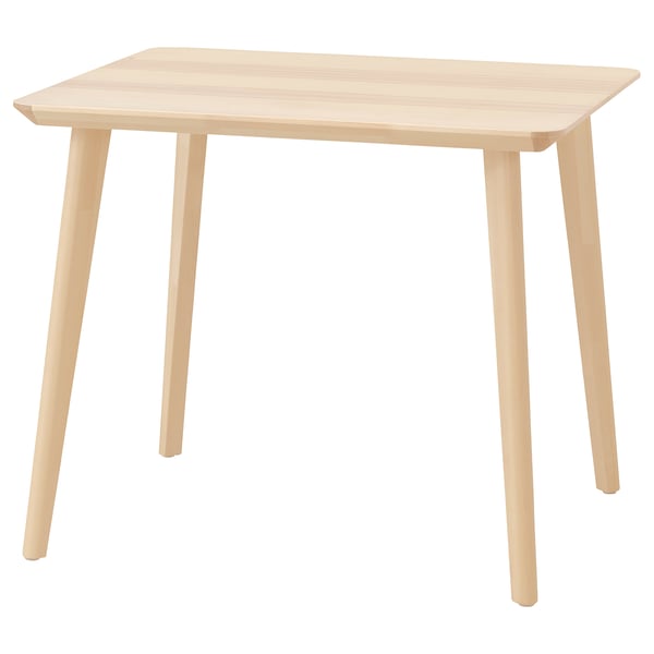 IKEA LISABO Table ash veneer 34 5/8x30 3/4 "