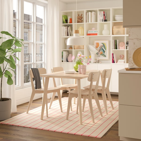 IKEA LISABO Table Ash Veneer 55 1/8x30 3/4 "
