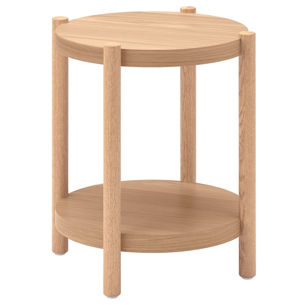 IKEA LISTERBY Side table oak veneer 19 5/8 "