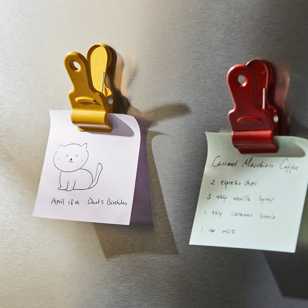 IKEA LJUNGJORDFLY Sealing Clip Set Of 6 Multicolor