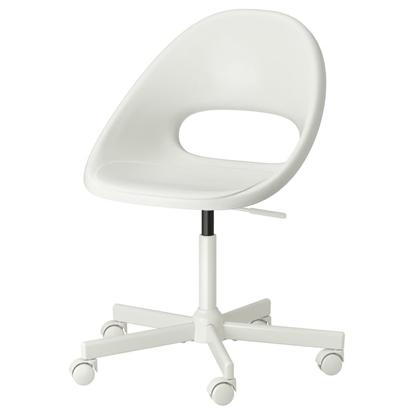 IKEA LOBERGET / MALSKÄR Swivel chair white