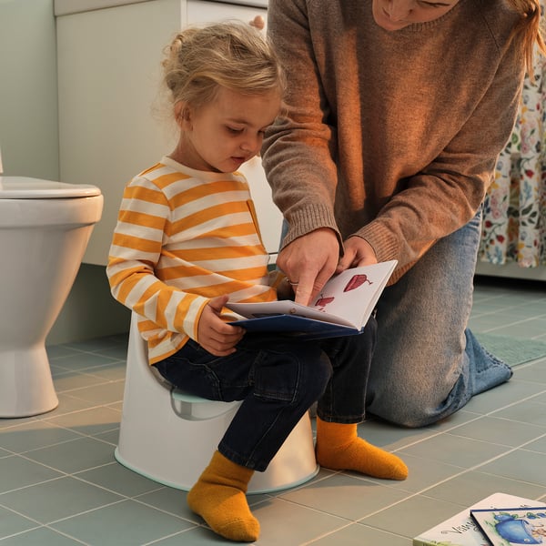 IKEA LOCKIG Children's Potty White/turquoise