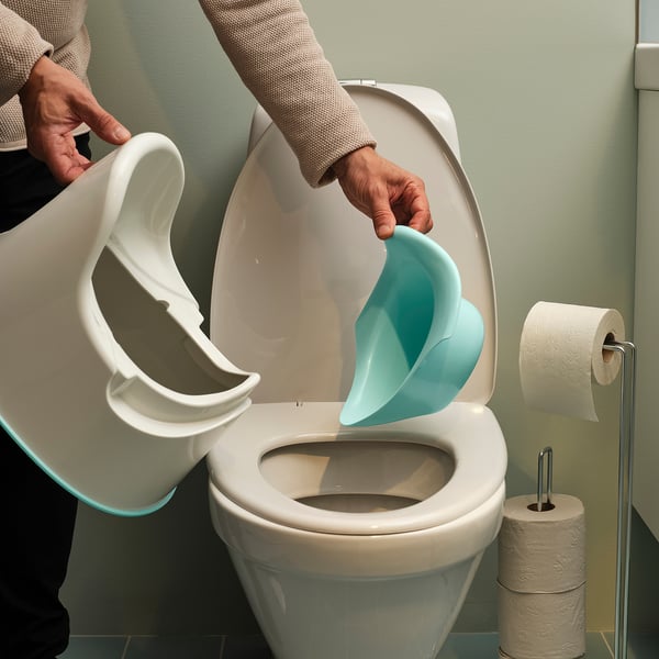 IKEA LOCKIG Children's Potty White/turquoise