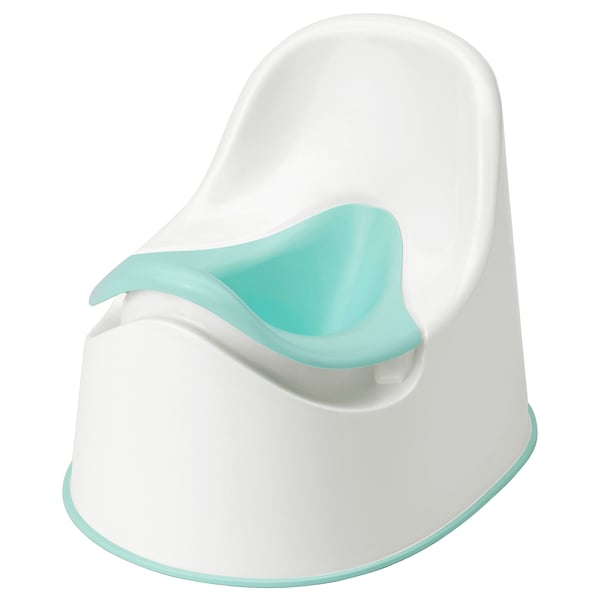 IKEA LOCKIG Children's potty white/turquoise
