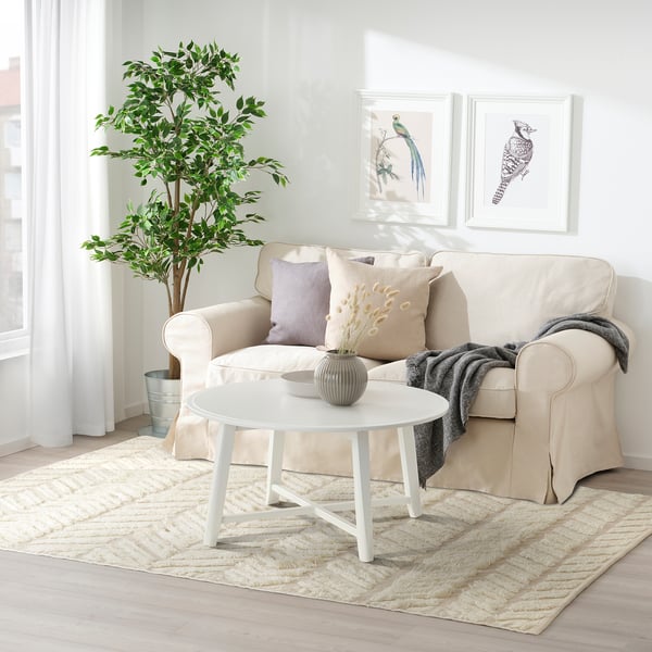 IKEA LOKALGATA Rug Flatwoven Beige 5 ' 7 "x7 ' 10 "