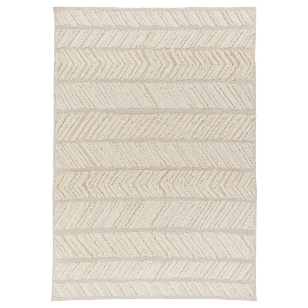 IKEA LOKALGATA Rug flatwoven beige 5 ' 7 "x7 ' 10 "