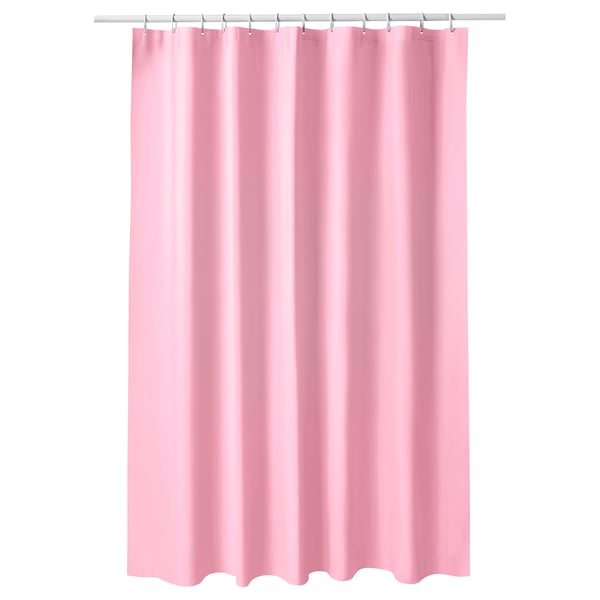 IKEA LUDDHAGTORN Shower curtain pink 72x72 "