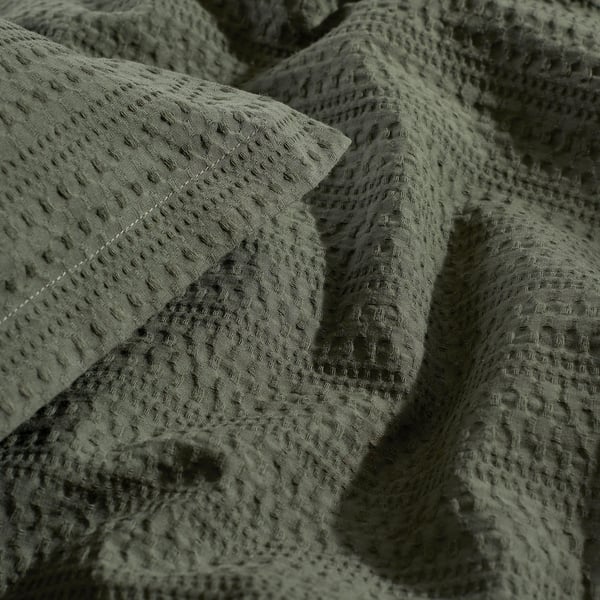 IKEA LUKTVICKER Comforter Set Green Full/Queen