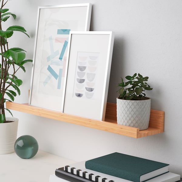 IKEA MÅLERÅS Picture Ledge Bamboo 21 5/8 "