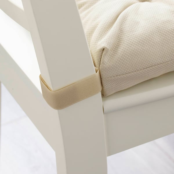 IKEA MALINDA Chair Pad Light Beige 16/14x15x3 "
