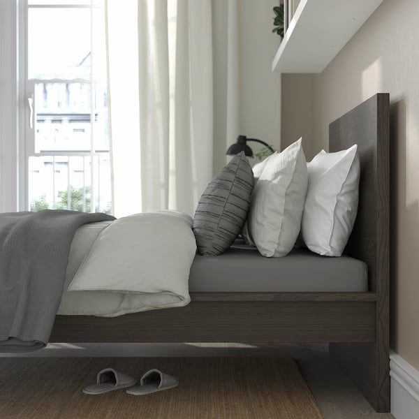 IKEA MALM Bed Frame Dark Brown Veneer Twin