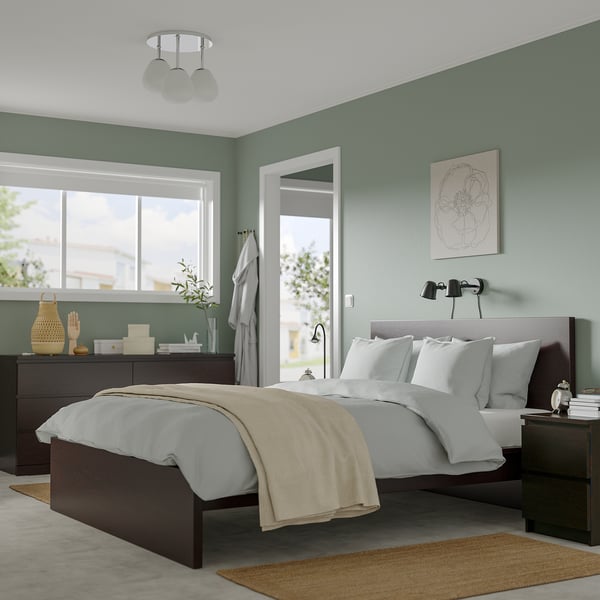 IKEA MALM / STORKLINTA Bedroom Furniture Set Of 4