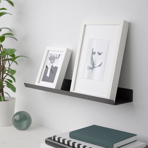 IKEA MALMBÄCK Display Shelf Dark Gray 23 5/8 "