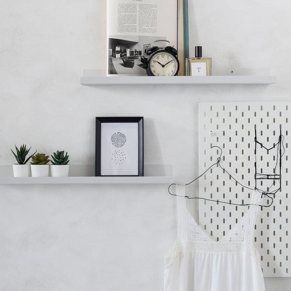 IKEA MALMBÄCK Display Shelf White 23 5/8 "
