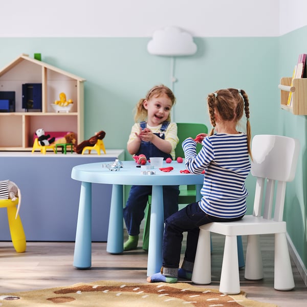 IKEA MAMMUT Children's Chair Indoor/outdoor/white
