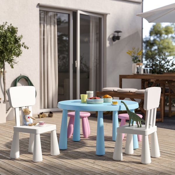IKEA MAMMUT Children's Chair Indoor/outdoor/white