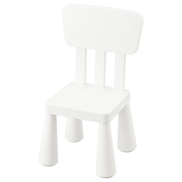 IKEA MAMMUT Children's chair indoor/outdoor/white