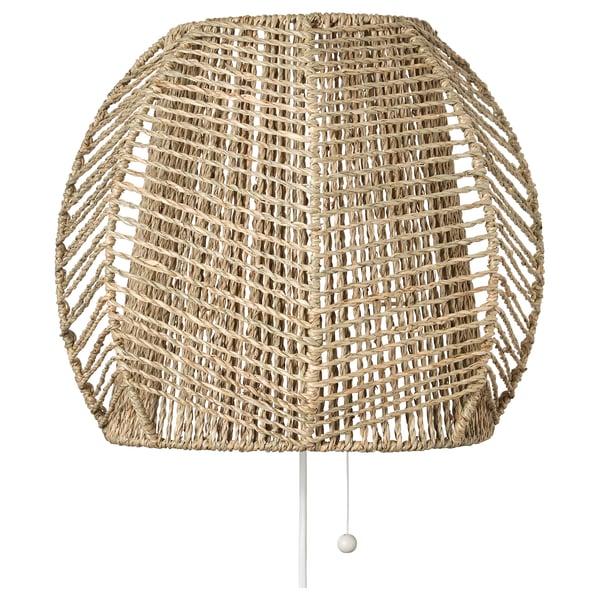 IKEA MÅNALG Wall lamp sedge/handmade