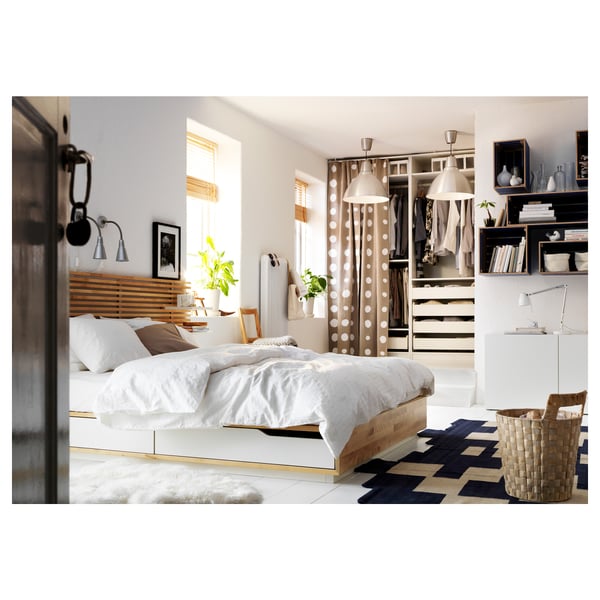 IKEA MANDAL Headboard Birch/white 94 1/2 "