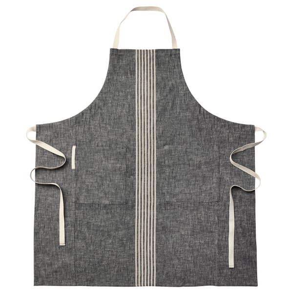 IKEA MARIATHERES Apron gray 35x36 "
