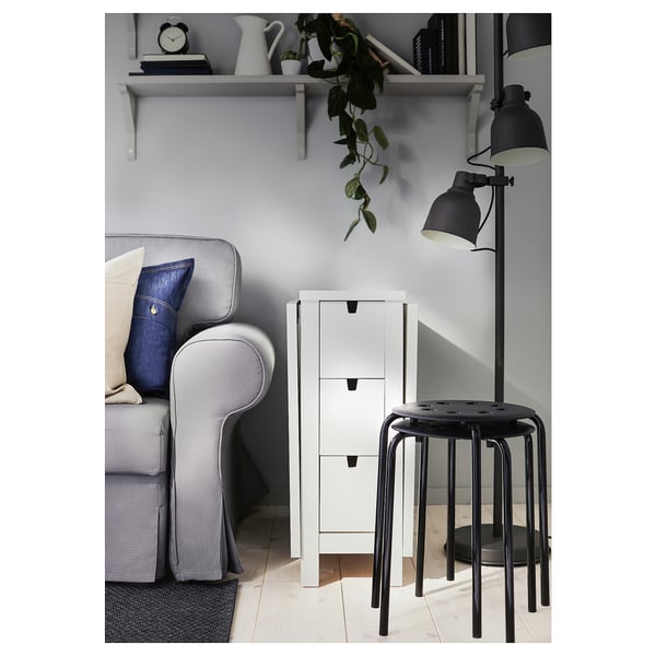 IKEA MARIUS Stool Black 17 3/4 "