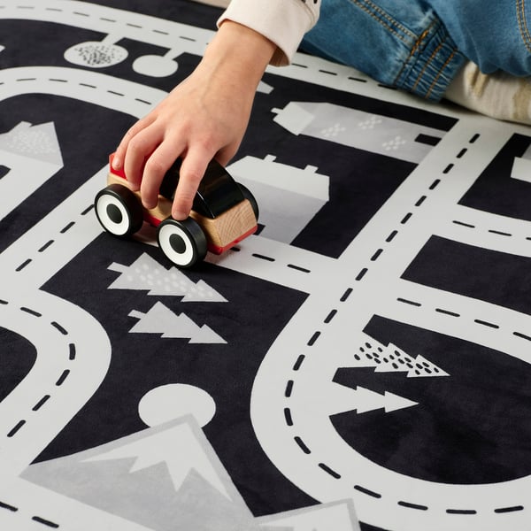 IKEA MARKKRYPARE Rug Dark Gray 2 ' 5 "x3 ' 3 "