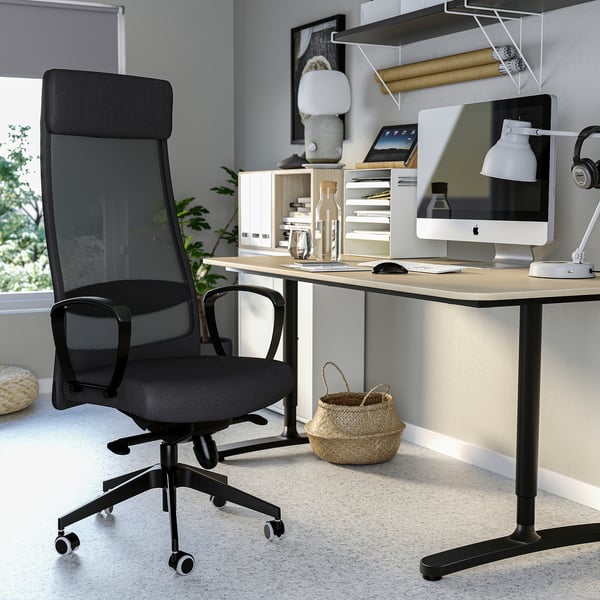 IKEA MARKUS Office Chair Vissle Dark Gray Medium