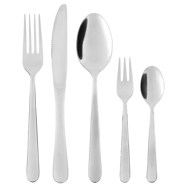 IKEA MARTORP 30-piece flatware set stainless steel