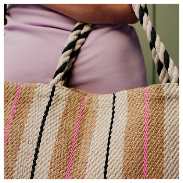 IKEA MÄVINN Bag Handmade/stripe Natural