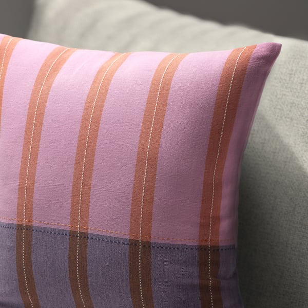 IKEA MÄVINN Cushion Cover Pink/orange 20x20 "